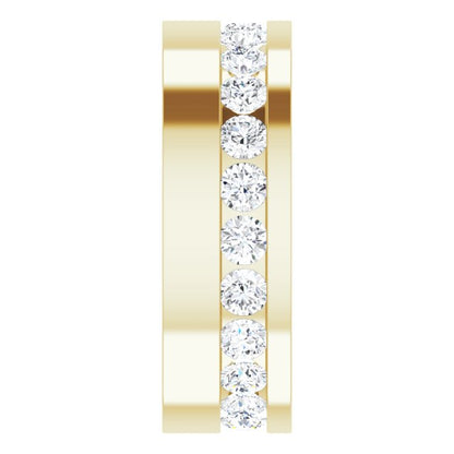 3/4 CTW Lab-Grown Diamond Band, 6.5 mm