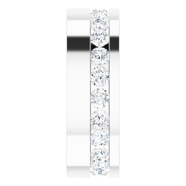 3/4 CTW Lab-Grown Diamond Band, 6.5 mm