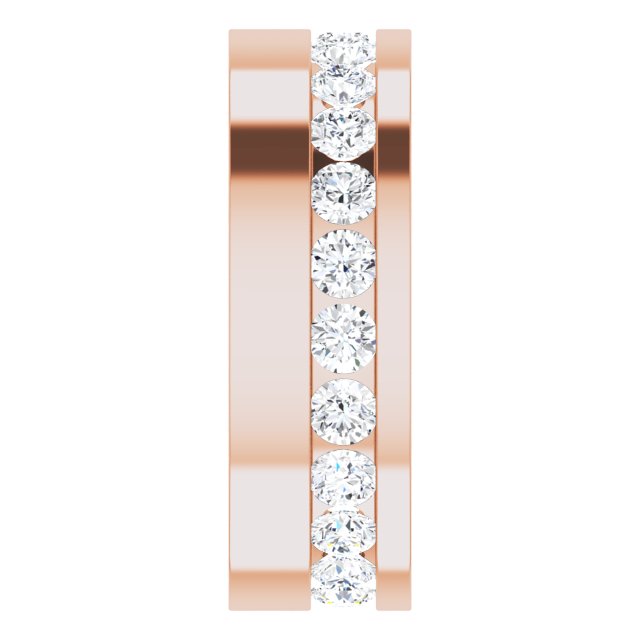 3/4 CTW Lab-Grown Diamond Band, 6.5 mm