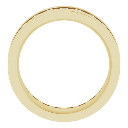 3/4 CTW Lab-Grown Diamond Band, 6.5 mm
