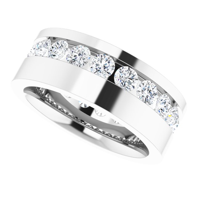 1 3/4 CTW Lab-Grown Diamond Band, 7.5 mm