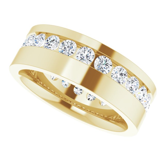 3/4 CTW Lab-Grown Diamond Band, 6.5 mm