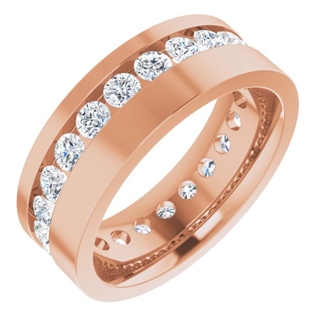 3/4 CTW Lab-Grown Diamond Band, 6.5 mm