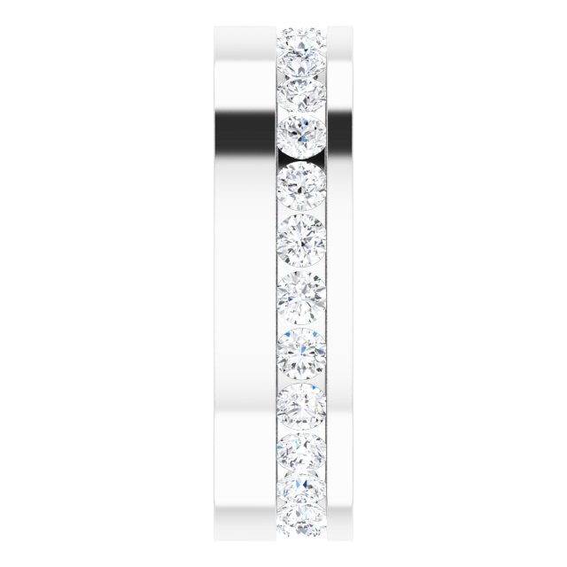 3/4 CTW Lab-Grown Diamond Band, 6.5 mm