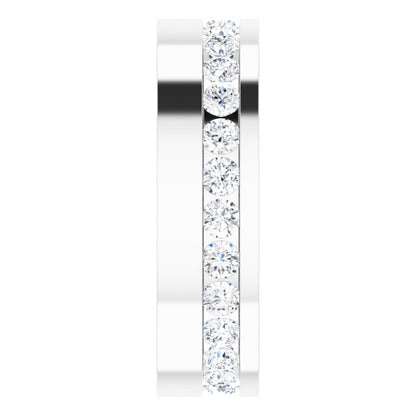 3/4 CTW Lab-Grown Diamond Band, 6.5 mm