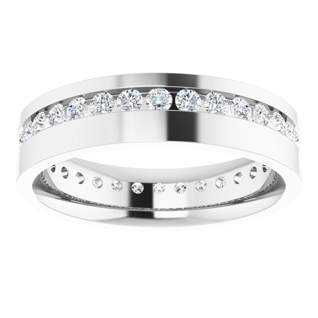 1 CTW Lab-Grown Diamond Band, 5.5 mm