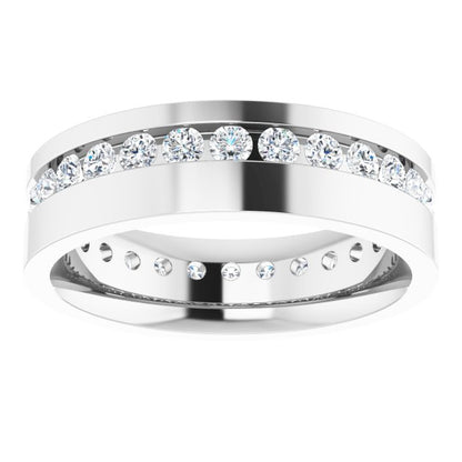 7/8 CTW Lab-Grown Diamond Band, 5.5 mm