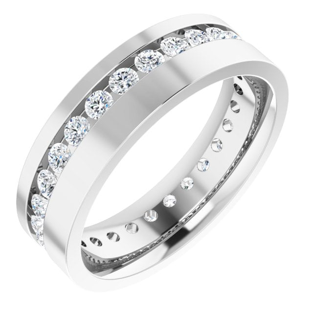 7/8 CTW Lab-Grown Diamond Band, 5.5 mm