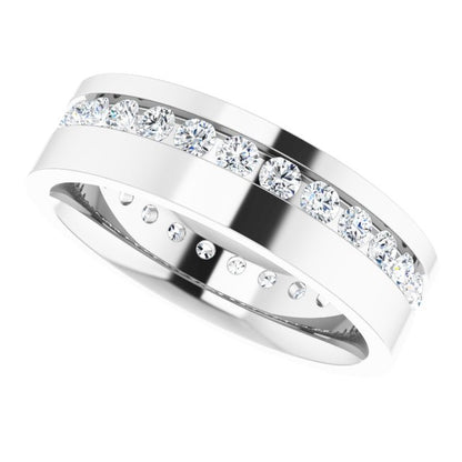 7/8 CTW Lab-Grown Diamond Band, 5.5 mm