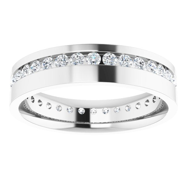 1 CTW Lab-Grown Diamond Band, 5.5 mm