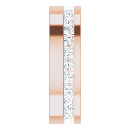 1 1/4 CTW Lab-Grown Diamond Band, 5.5 mm