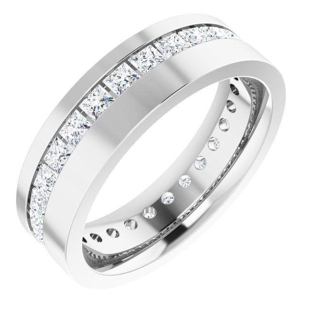 1 1/4 CTW Lab-Grown Diamond Band, 5.5 mm