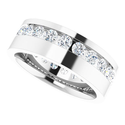 2 CTW Lab-Grown Diamond Band