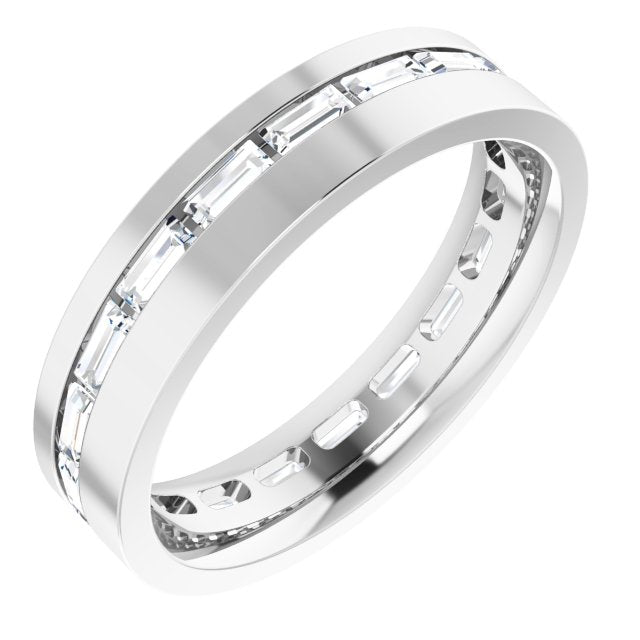 1 1/8 CTW Lab-Grown Diamond Band, 4.5 mm