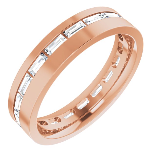 1 1/8 CTW Lab-Grown Diamond Band, 4.5 mm