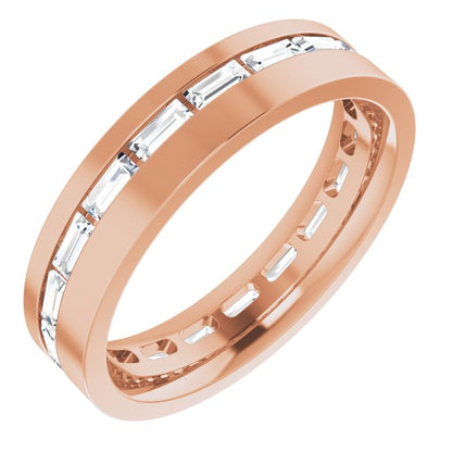 1 1/8 CTW Lab-Grown Diamond Band, 4.5 mm