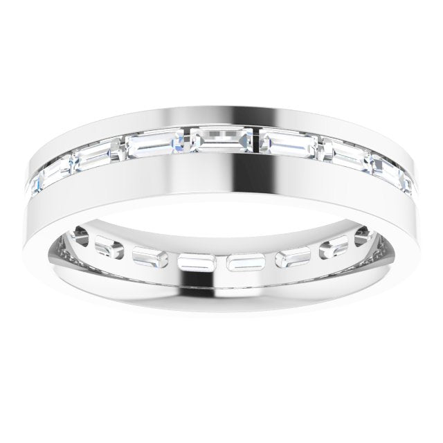 1 1/8 CTW Lab-Grown Diamond Band, 4.5 mm