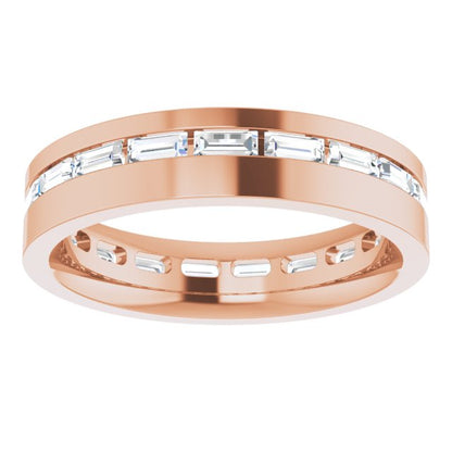 1 1/8 CTW Lab-Grown Diamond Band, 4.5 mm