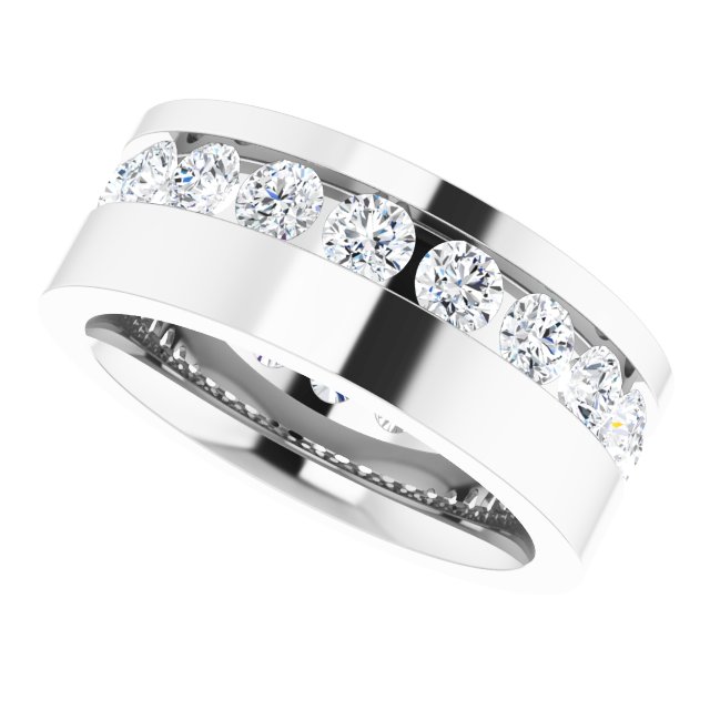 1 3/4 CTW Lab-Grown Diamond Band, 7.5 mm