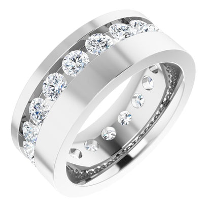 1 3/4 CTW Lab-Grown Diamond Band, 7.5 mm