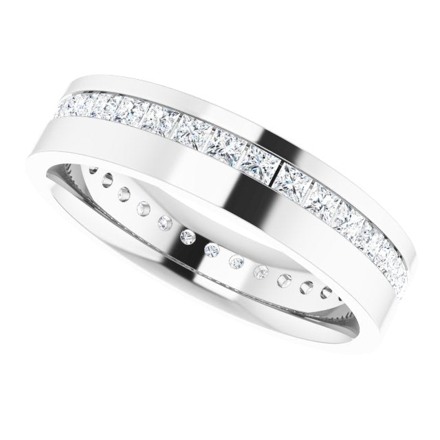 1 1/2 CTW Lab-Grown Diamond Band, 5.5 mm
