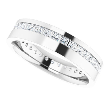 1 1/2 CTW Lab-Grown Diamond Band, 5.5 mm