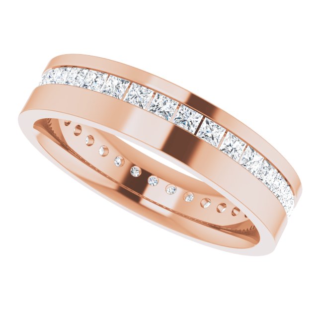 1 1/2 CTW Lab-Grown Diamond Band, 5.5 mm