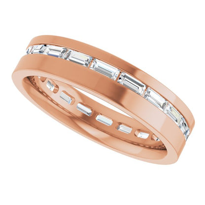 1 1/6 CTW Lab-Grown Diamond Band, 4.5 mm