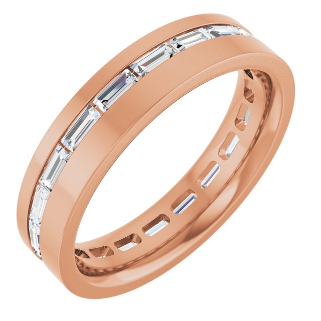 1 1/6 CTW Lab-Grown Diamond Band, 4.5 mm