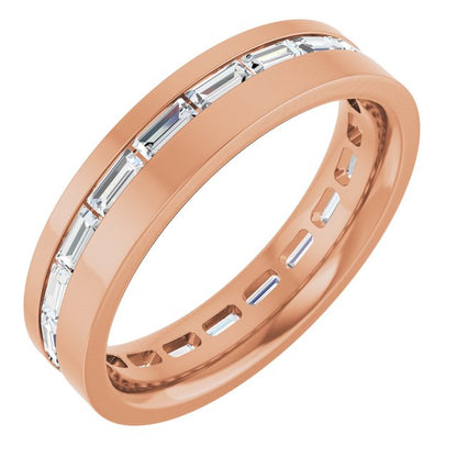 1 1/6 CTW Lab-Grown Diamond Band, 4.5 mm