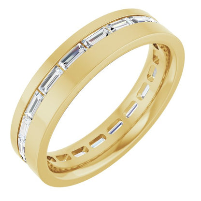 1 1/6 CTW Lab-Grown Diamond Band, 4.5 mm