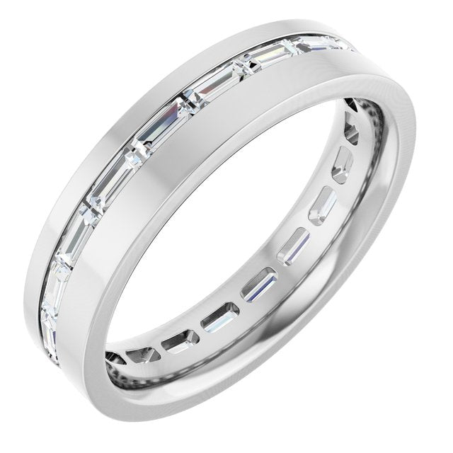 1 1/6 CTW Lab-Grown Diamond Band, 4.5 mm