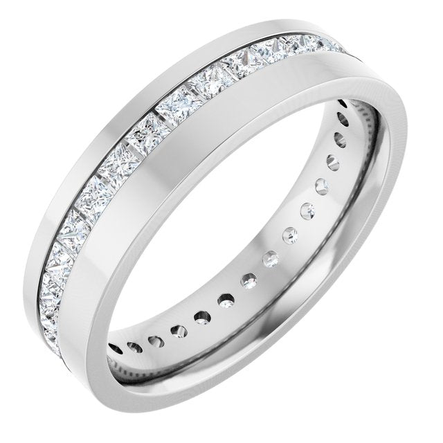 1 1/2 CTW Lab-Grown Diamond Band, 5.5 mm