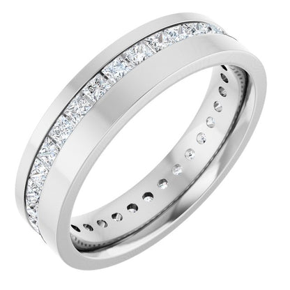1 1/2 CTW Lab-Grown Diamond Band, 5.5 mm