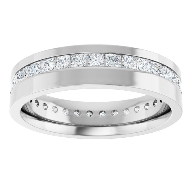 1 1/2 CTW Lab-Grown Diamond Band, 5.5 mm
