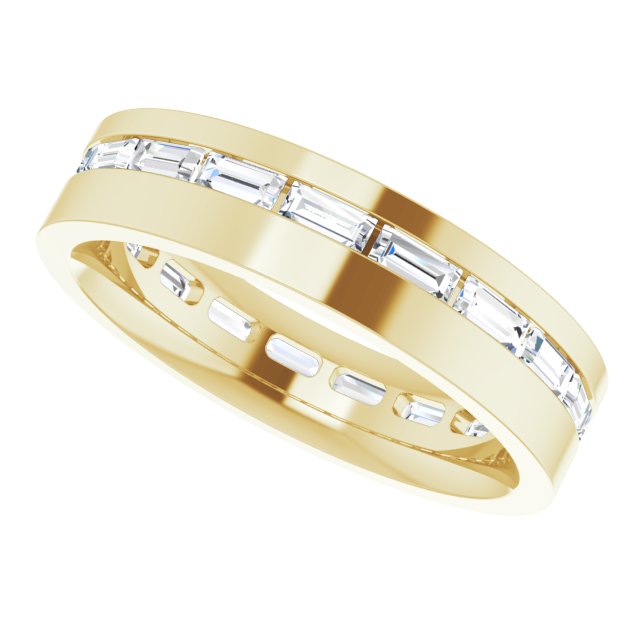 1 1/8 CTW Lab-Grown Diamond Band, 4.5 mm