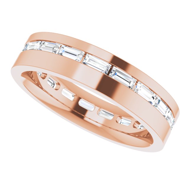1 1/8 CTW Lab-Grown Diamond Band, 4.5 mm
