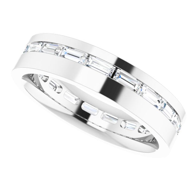 1 1/8 CTW Lab-Grown Diamond Band, 4.5 mm