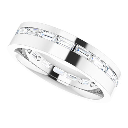 1 1/8 CTW Lab-Grown Diamond Band, 4.5 mm