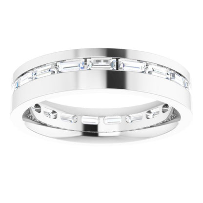1 1/8 CTW Lab-Grown Diamond Band, 4.5 mm