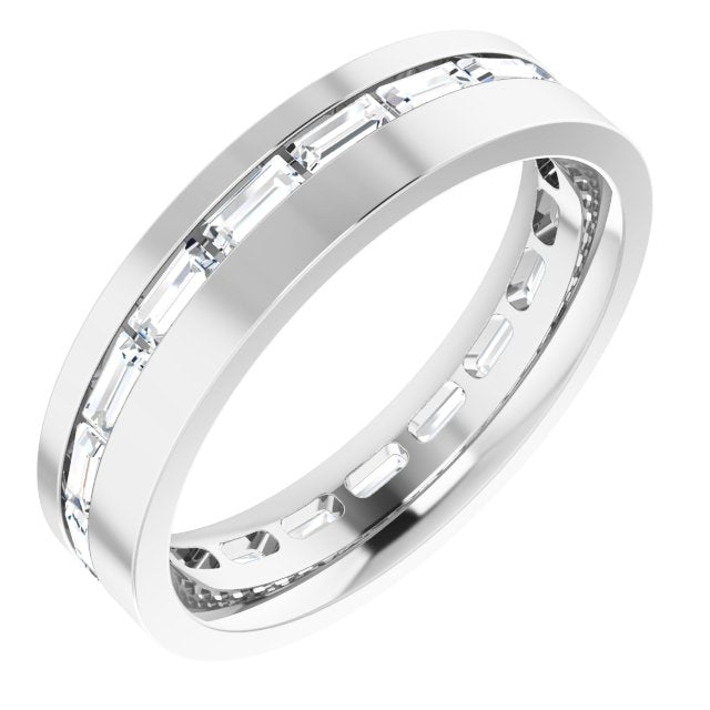 1 1/8 CTW Lab-Grown Diamond Band, 4.5 mm