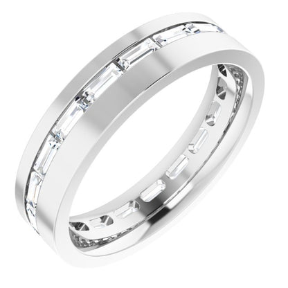1 1/8 CTW Lab-Grown Diamond Band, 4.5 mm