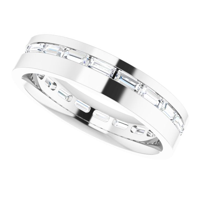 1 1/6 CTW Lab-Grown Diamond Band, 4.5 mm