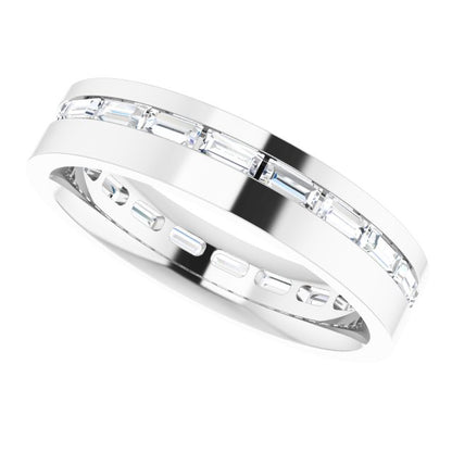 1 1/6 CTW Lab-Grown Diamond Band, 4.5 mm