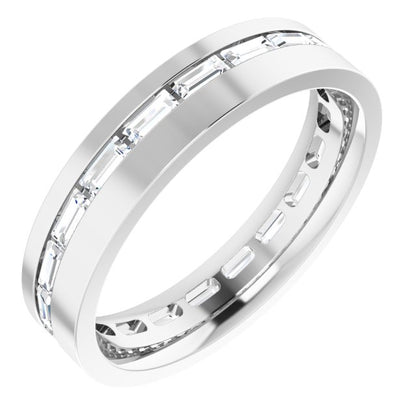 1 1/6 CTW Lab-Grown Diamond Band, 4.5 mm