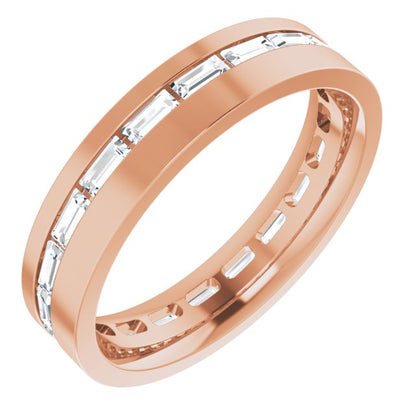 1 1/6 CTW Lab-Grown Diamond Band, 4.5 mm