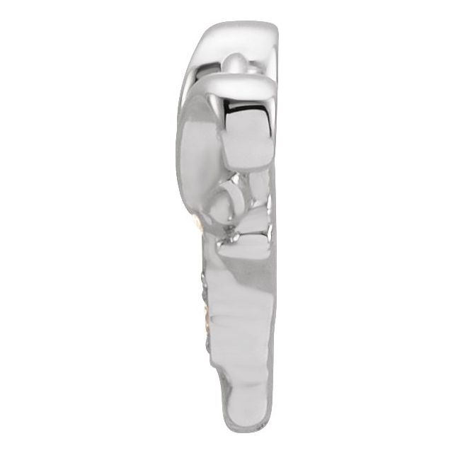Petite Pavé® .01 CTW Natural Diamond Capricorn Dangle
