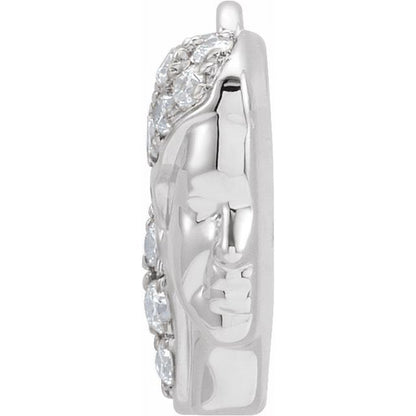 Petite Pavé® 1/5 CTW Natural Diamond Gemini Dangle