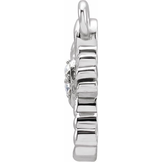 Petite Pavé® .01 CTW Natural Diamond Scorpio Dangle
