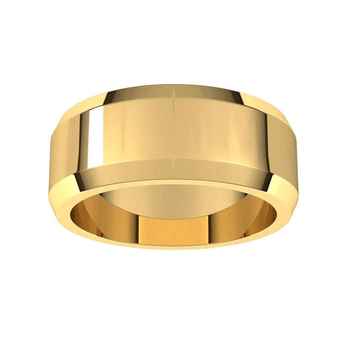 Beveled-Edge Flat Band